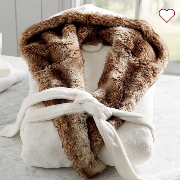 Pottery Barn Other - Faux Fur Robe
